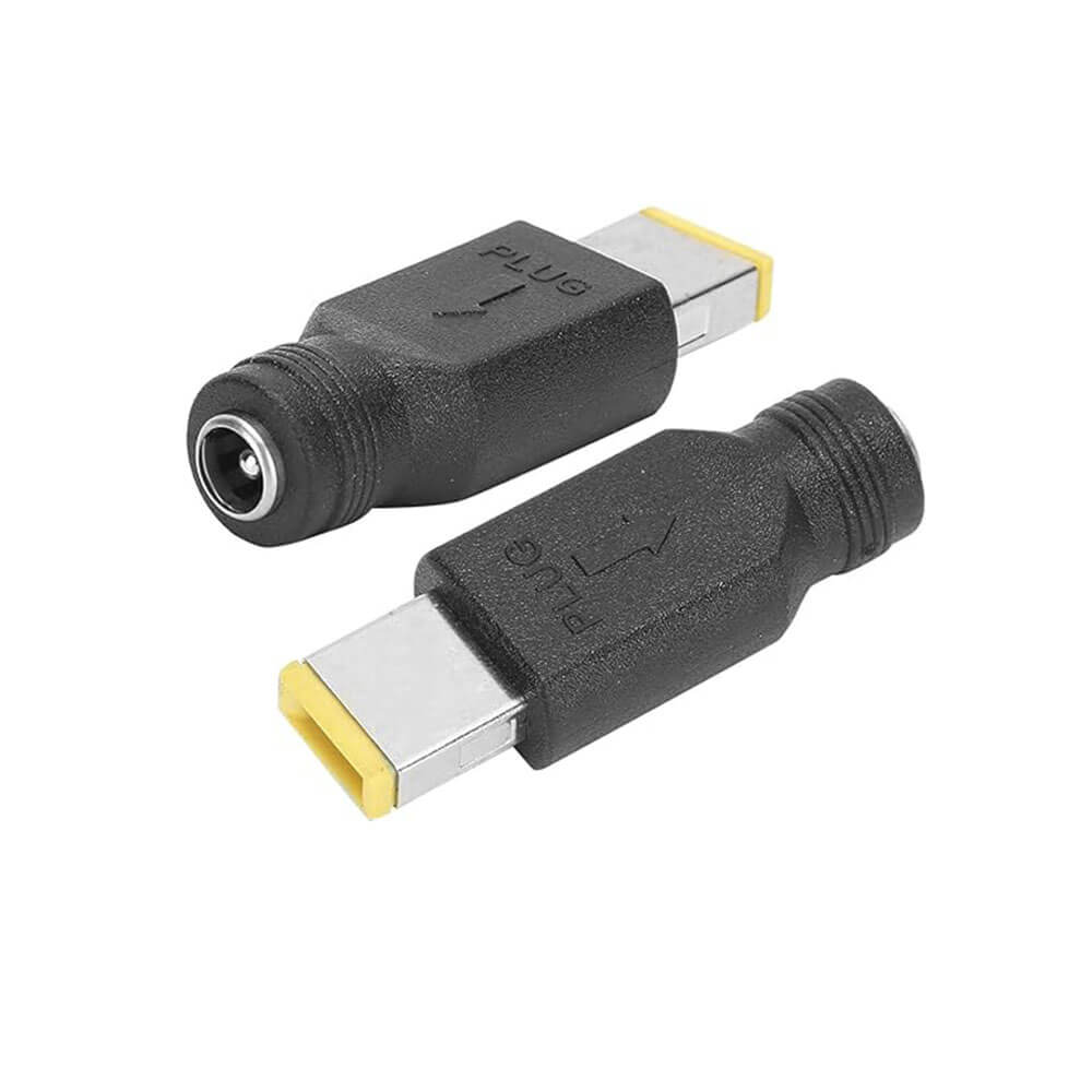 Lenovo Thinkpad Dizüstü Bilgisayar Güç Kablosu İçin Evrensel Yuvarlak ve Kare Uç -Adatör Fişi 5,5 x 2,1 mm soket 11 x 5,0 mm - YAX5