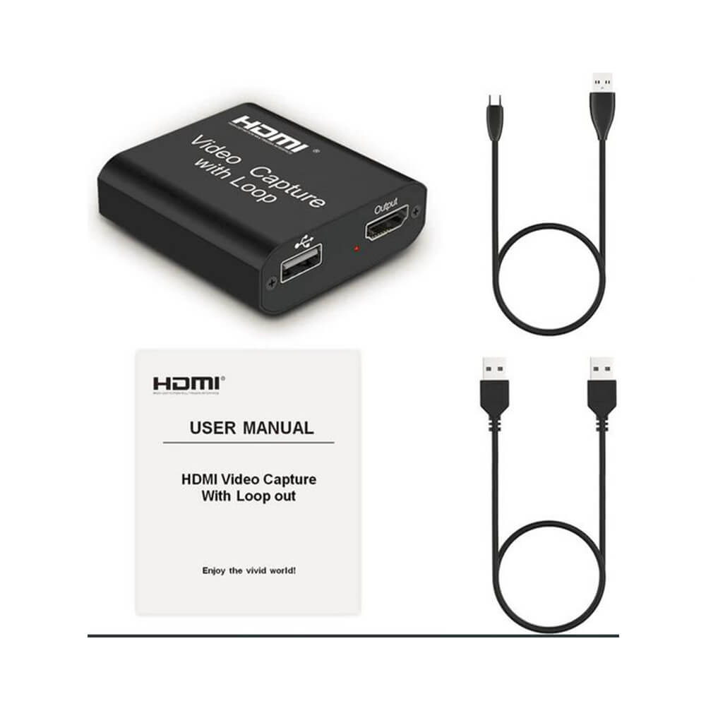 4KVC300 4K HDMI Çift Çıkışlı Video Capture Ezcap Ps4 Xbox With Loop Görüntü Yakalama Kartı