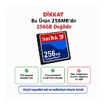 Sandisk 256MB CF Kart Endüstriyel Hafıza Kartı