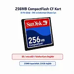Sandisk 256MB CF Kart Endüstriyel Hafıza Kartı