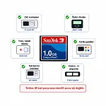 Sandisk 1GB CF Kart Endüstriyel Hafıza Kartı