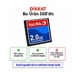 Sandisk 2GB CF Kart Endüstriyel Hafıza Kartı
