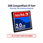 Sandisk 2GB CF Kart Endüstriyel Hafıza Kartı