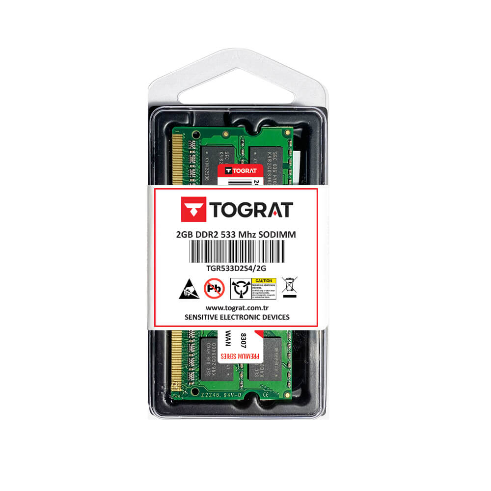 2GB DDR2 533 MHz Notebook Ram Bellek - TGR533D2S4/2G