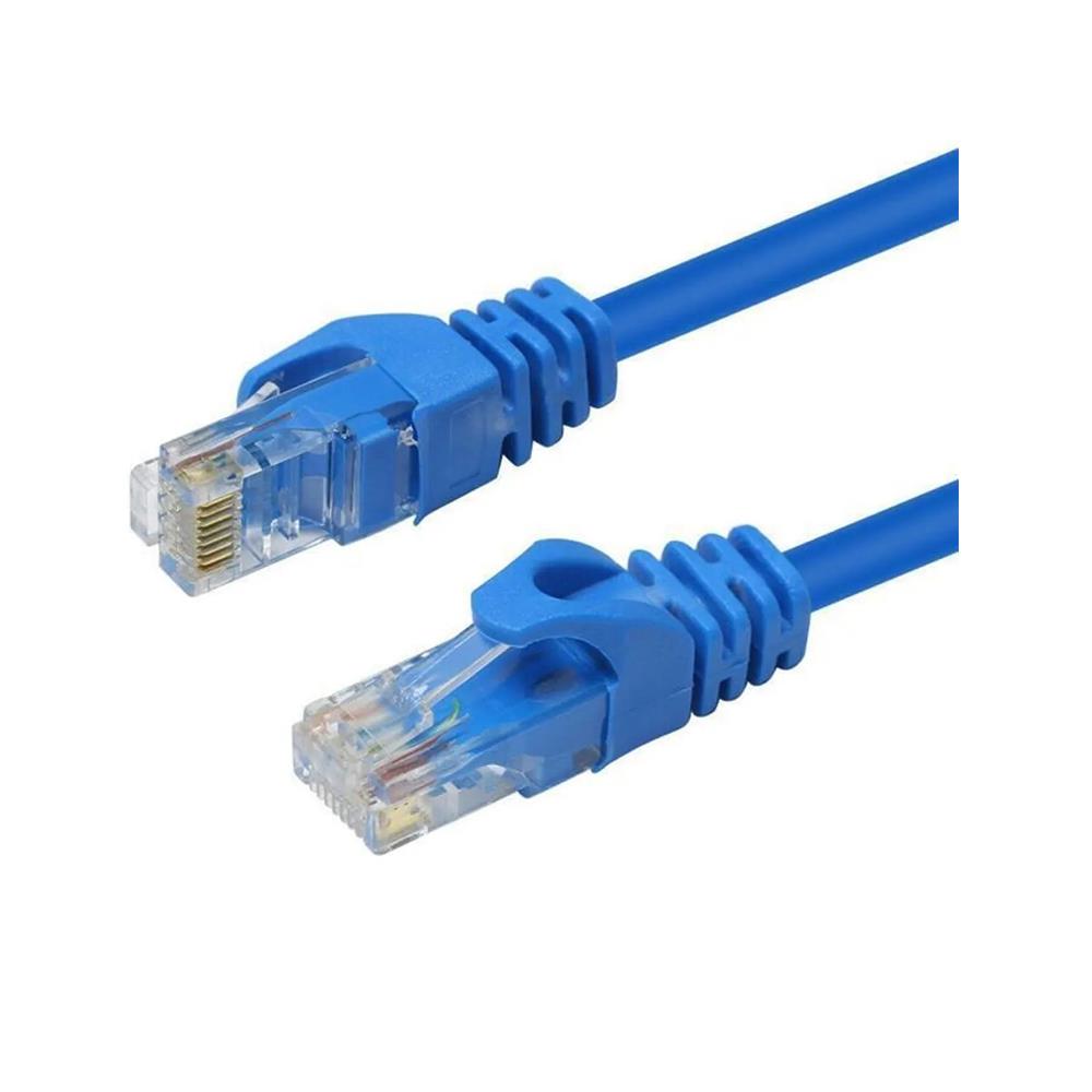 Koodmax - 2 Metre Cat6 Kablo Ethernet Internet Network Patch Kablosu - Fabrikasyon - Mavi - BL2