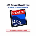Sandisk 4GB CF Kart Endüstriyel Hafıza Kartı