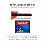 Sandisk 4GB CF Kart Endüstriyel Hafıza Kartı