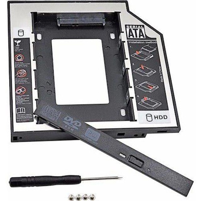12.7mm - (Dış : Sata) - (İç : Sata) - SSD Kızak - Caddy