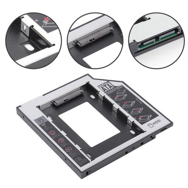 12.7mm - (Dış : Sata) - (İç : Sata) - SSD Kızak - Caddy