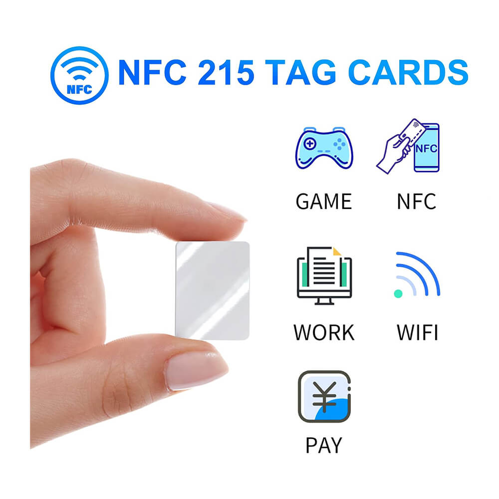 Ntag215 NFC Kart - 13.56Mhz 504 Byte 21*31mm - Yeniden Yazılabilir Tagmo Amiibo Uyumlu - ISO14443A