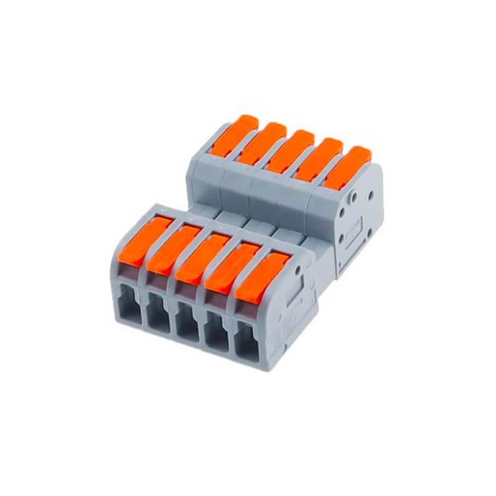 Koodmax - Hızlı Kablo Ekleme Birleştirme Konnektörü - Beşli Klemens - Bağlantı Kesme Özellikli - YH5