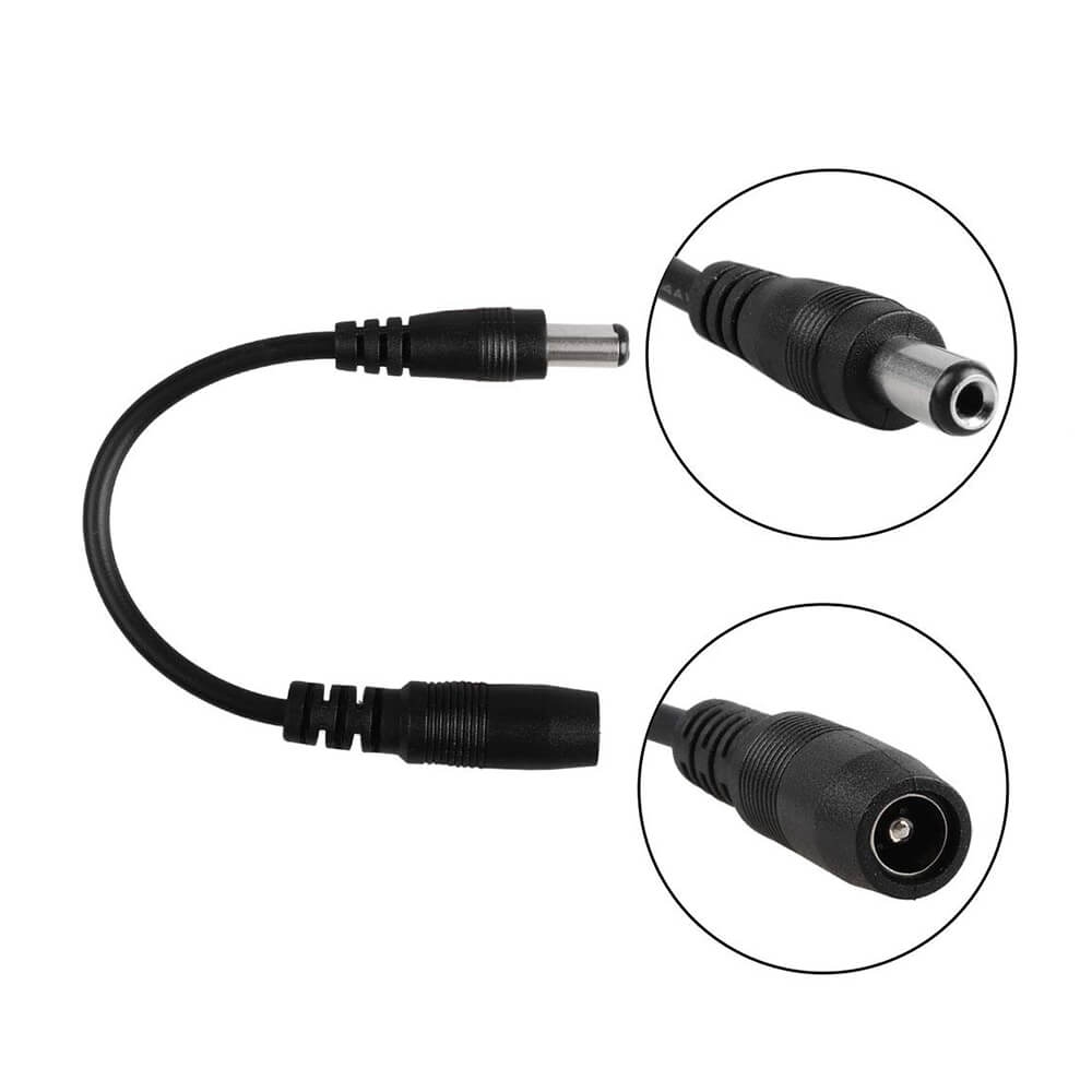 Koodmax - Toshiba 6.3*3.0mm Erkek to 5.5*2.1mm Dişi Soket Şarj Çevirici Güç Adaptör Kablosu - YAX9
