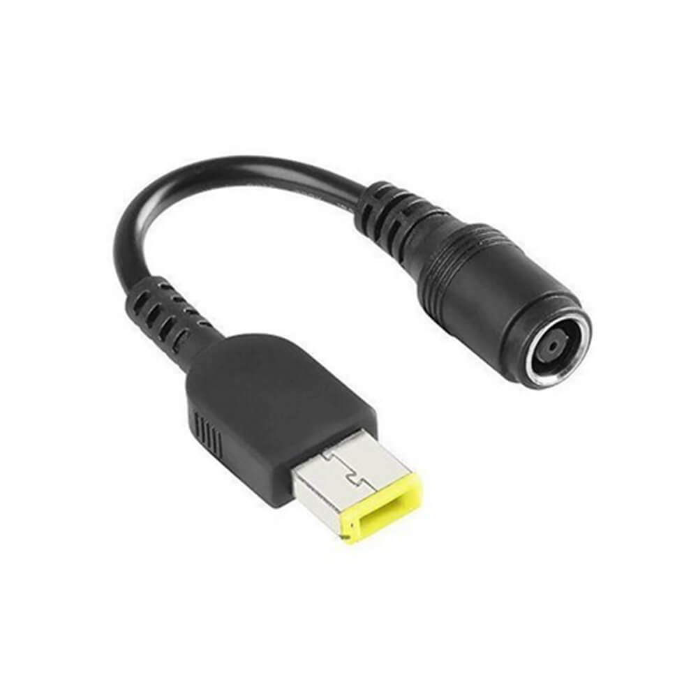 Koodmax - IBM Lenovo Thinkpad 7.9*5.5mm Dişi to Yeni Nesil Usb Kare Uç Çevirici Şarj Adaptör Kablosu - YAX8