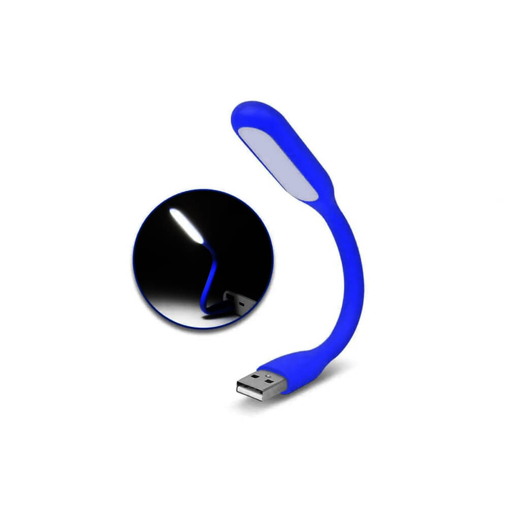 Koodmax - Taşınabilir Usb Led Lamba Işık Katlanabilir Notebook Kitap Okuma Klavye Aydınlatma - Lacivert