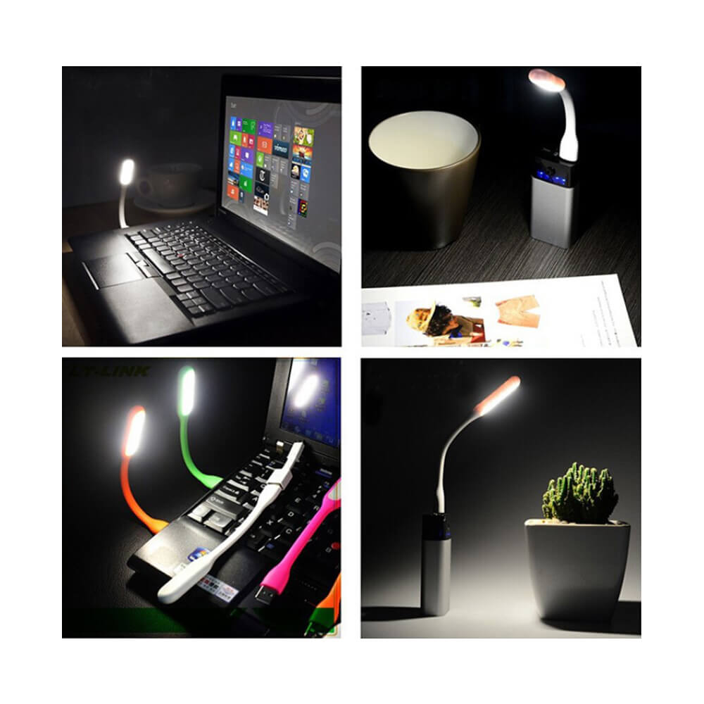 Koodmax - Taşınabilir Usb Led Lamba Işık Katlanabilir Notebook Kitap Okuma Klavye Aydınlatma - Lacivert