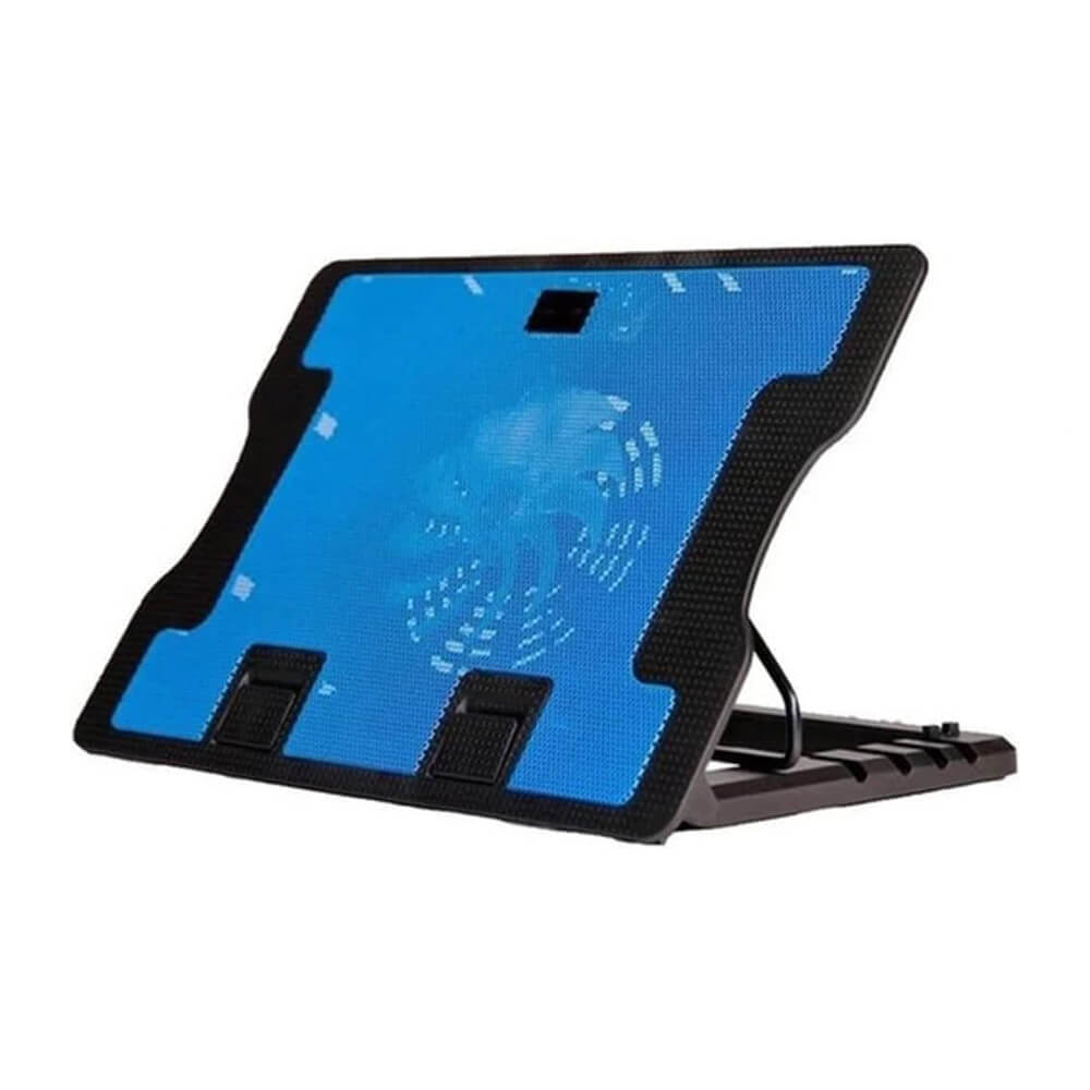 Koodmax Notebook Soğutucu Ergostand Yükseklik Ayarlı 9 - 17" Laptop Soğutucu Stand 5 Kademeli 14CM Fan