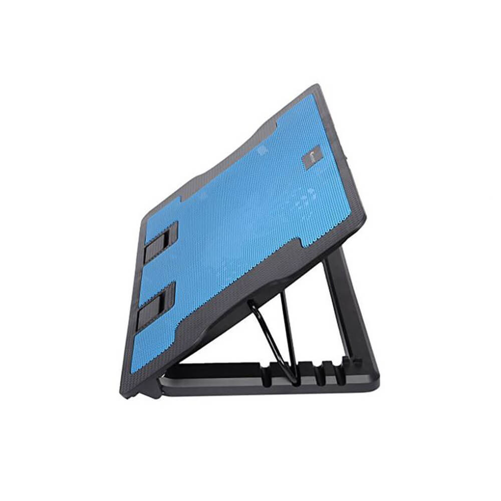 Koodmax Notebook Soğutucu Ergostand Yükseklik Ayarlı 9 - 17" Laptop Soğutucu Stand 5 Kademeli 14CM Fan