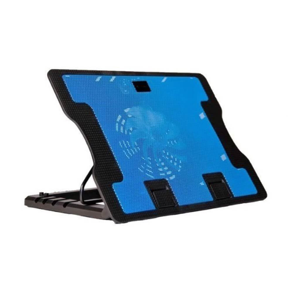 Koodmax Notebook Soğutucu Ergostand Yükseklik Ayarlı 9 - 17" Laptop Soğutucu Stand 5 Kademeli 14CM Fan