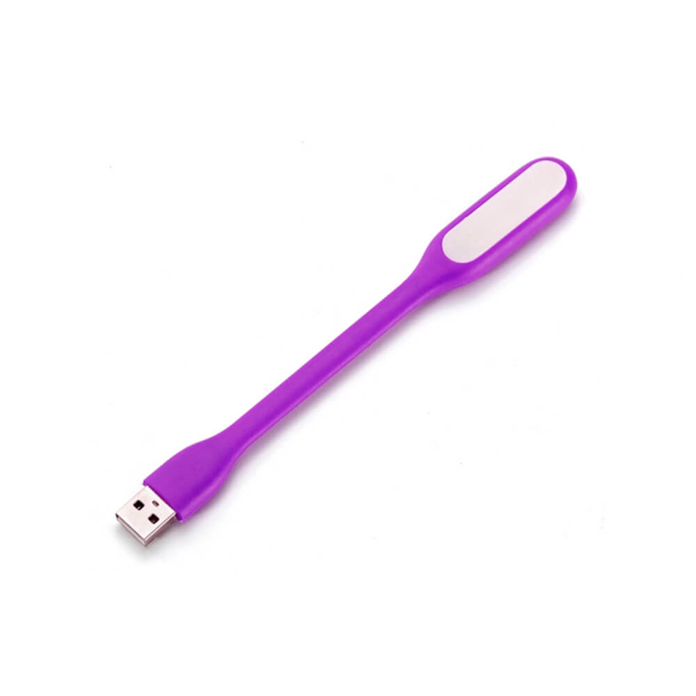 Koodmax - Taşınabilir Usb Led Lamba Işık Katlanabilir Notebook Kitap Okuma Klavye Aydınlatma - Mor