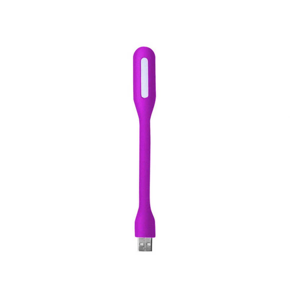 Koodmax - Taşınabilir Usb Led Lamba Işık Katlanabilir Notebook Kitap Okuma Klavye Aydınlatma - Mor