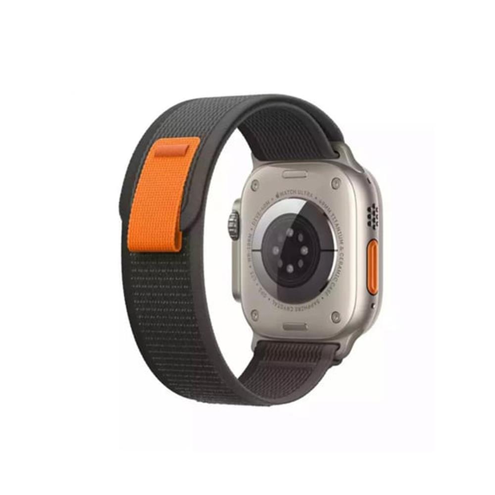 Apple Watch Trail Loop Kordon - 42/44/45/49mm - Siyah Gri