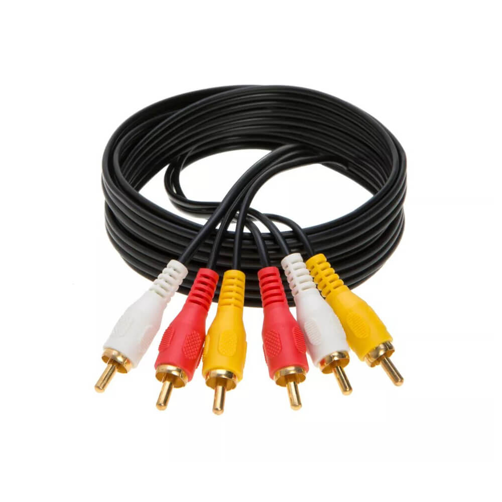 3 Rca To 3 Rca Görüntü Ses Kablosu - 3 Metre