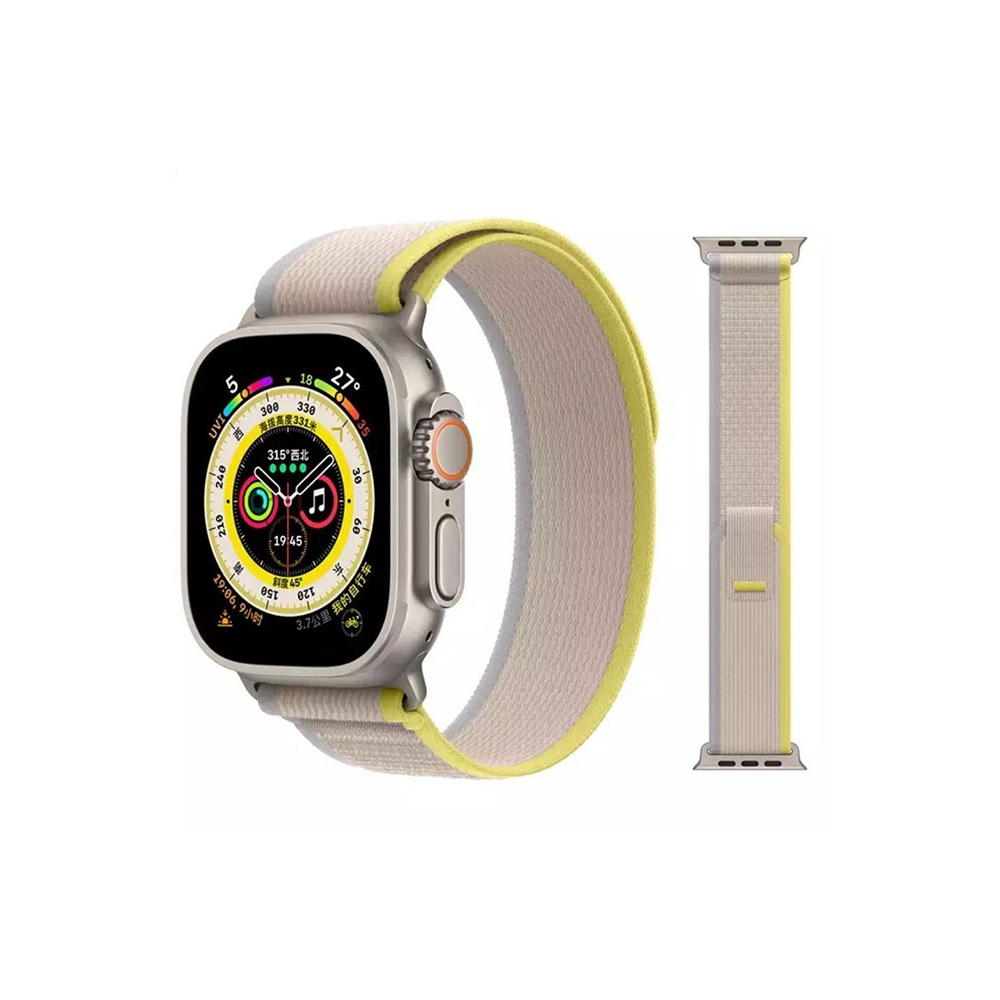 Apple Watch Trail Loop Kordon - 42/44/45/49mm - Sarı Gri