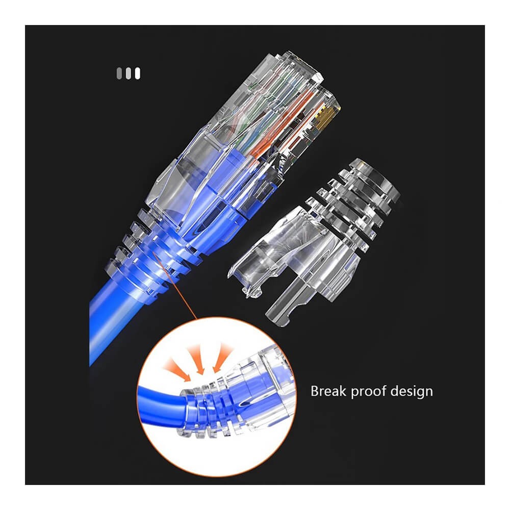 RJ45 Cat5e Cat6 Cat6A Boots Konnektör Şeffaf Jack Koruma Kılıfı