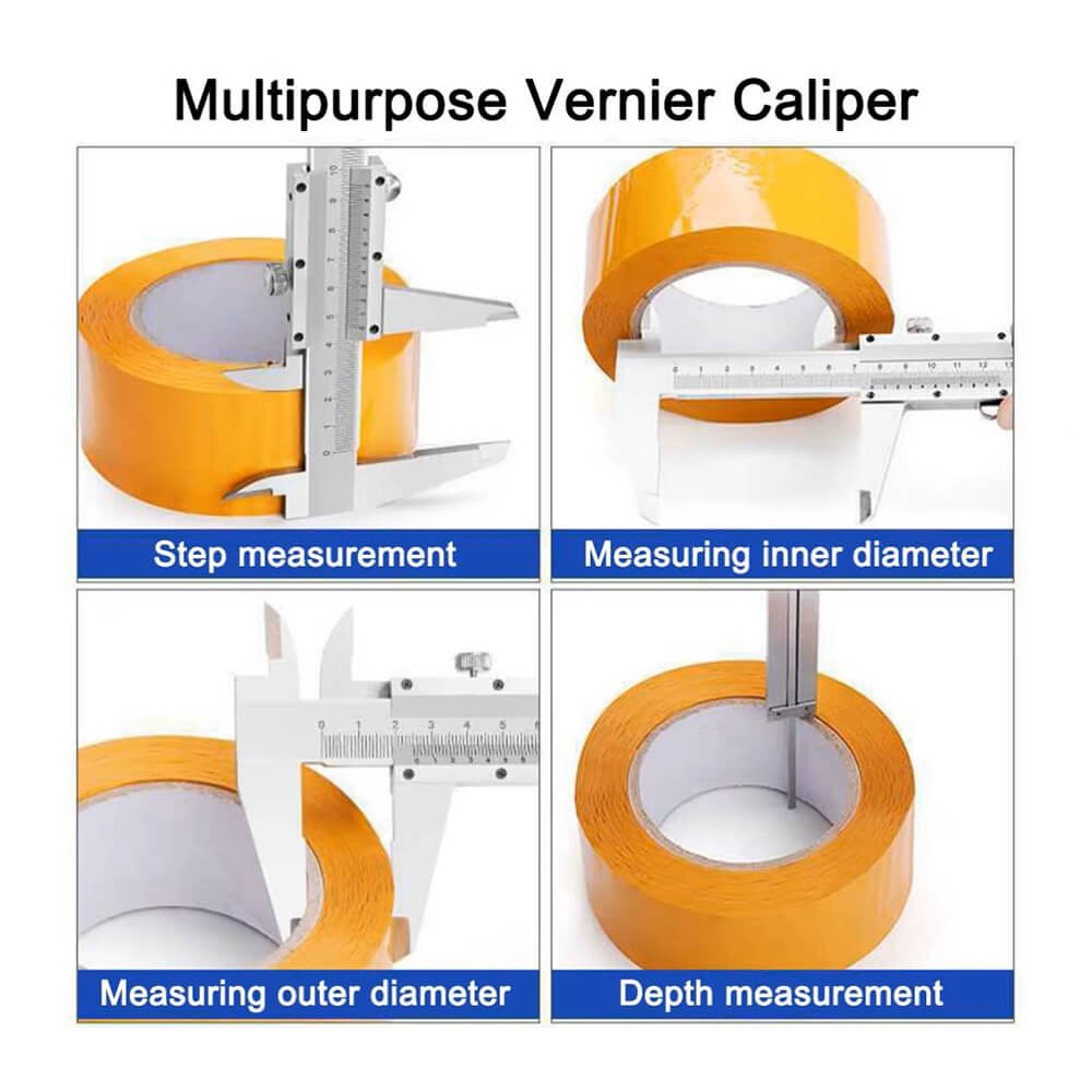 150mm / 0.02mm Paslanmaz Çelik Mekanik Kumpas - Sürgülü Manuel Kumpas