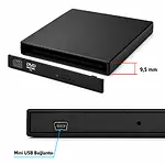 9.5mm Sata Usb Dvd Rw Kutusu - Ürün Sadece Kutudur - Ön Kapak Dahil