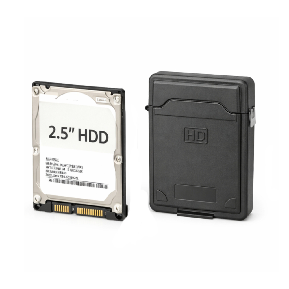 2.5 inç HDD SSD Harddisk Taşıma ve Koruma Kutusu Sert Plastik