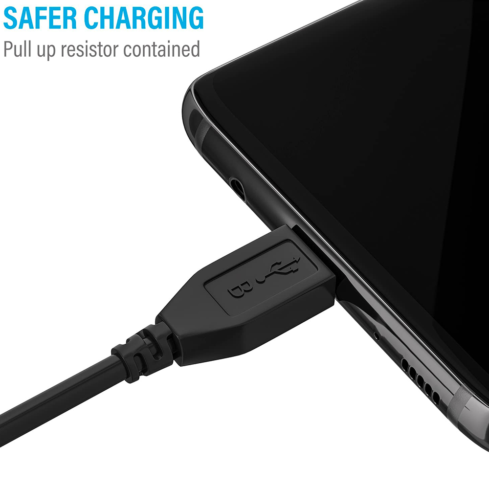1m Siyah Micro USB 2.0 Kablo - Hızlı Şarj ve Data
