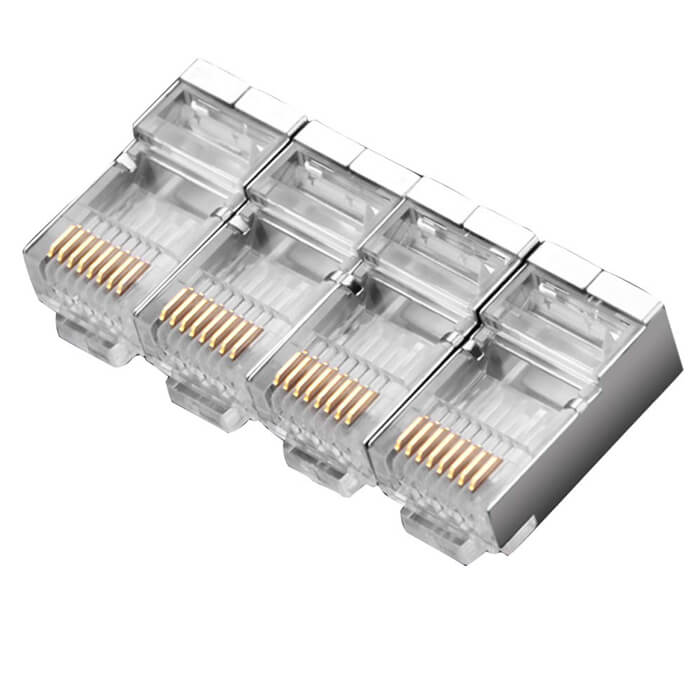 Cat6 Metal Rj45 Jack Konnektör Uç Ethernet Jak