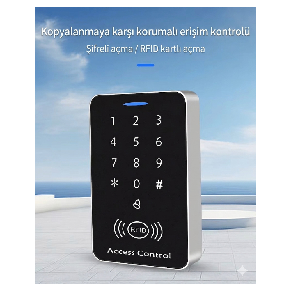 Rfıd Şifreli Kapı Kilidi Şifreli ve Kartlı Geçiş Sistemi Kartlı Geçiş Kontrol Sistemi