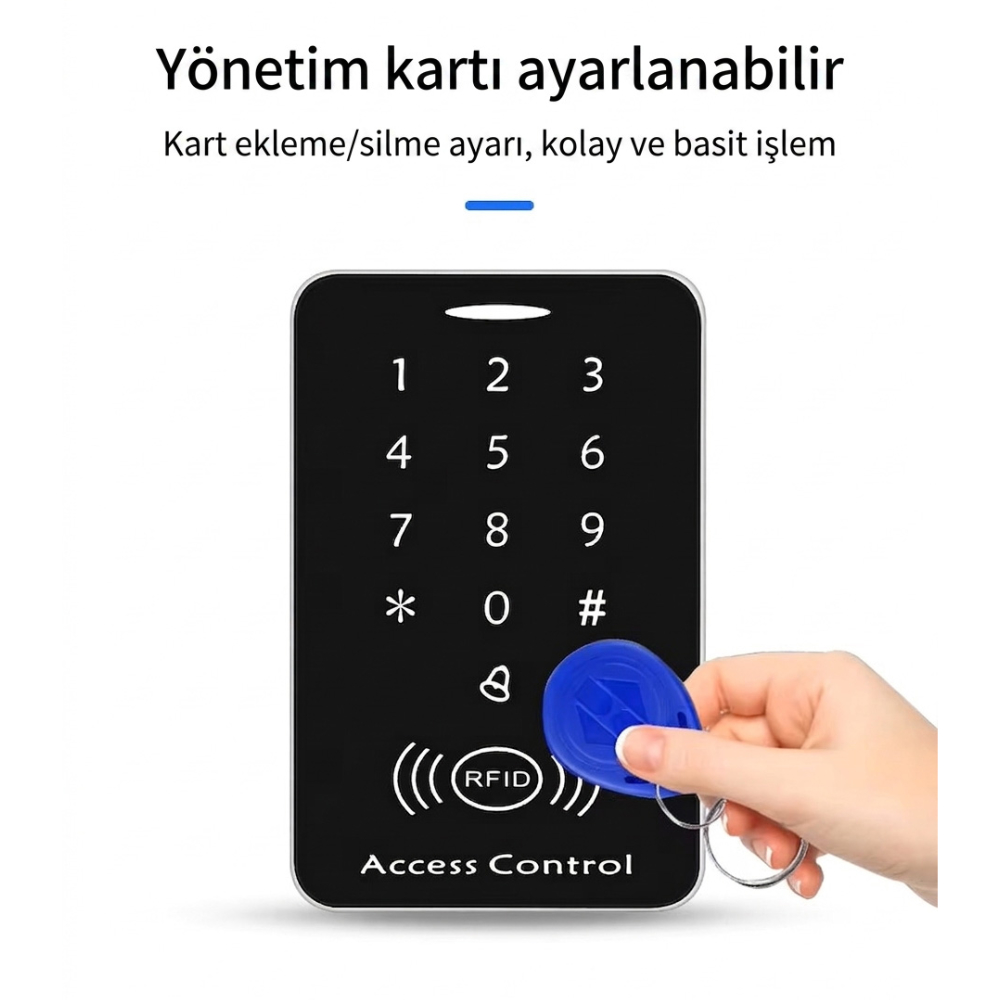 Rfıd Şifreli Kapı Kilidi Şifreli ve Kartlı Geçiş Sistemi Kartlı Geçiş Kontrol Sistemi