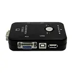 2 Port Usb Kvm Switch 2 Pc Kasa Tek Kontrol 2 Adet Vga Kvm Kablo
