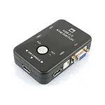 2 Port Usb Kvm Switch 2 Pc Kasa Tek Kontrol 2 Adet Vga Kvm Kablo