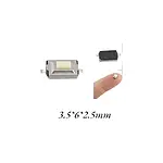 233 Parça Tact Switch Seti – Karışık SMD ve THT Mikro Buton Anahtar Çeşitleri