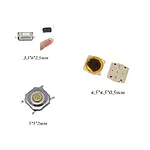 233 Parça Tact Switch Seti – Karışık SMD ve THT Mikro Buton Anahtar Çeşitleri