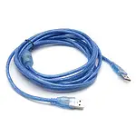 USB Uzatma Kablosu Mavi Filtreli - Gerçek Usb 2.0 - 5 Metre