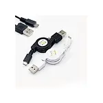 Micro Usb Data Şarj Kablo Makaralı Zip Kablo Samsung Sony Lg Htc