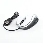 Ergonomik Usb Optik Kablolu Mouse 1000 Dpı - Beyaz