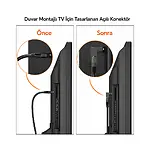 HDMI Dirsek Adaptörü Hdmi L Çevirici Uzatma Dönüştürücü 270°