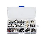 350 Adet 9 Çeşit DIP SMD Push Button Switch Basmalı Buton Seti