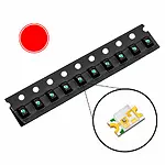 0805 805 SMD LED Diyot 2x1.25 mm Yüzey Montaj Kırmızı