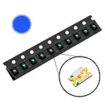 0805 805 SMD LED Diyot 2x1.25 mm Yüzey Montaj Mavi