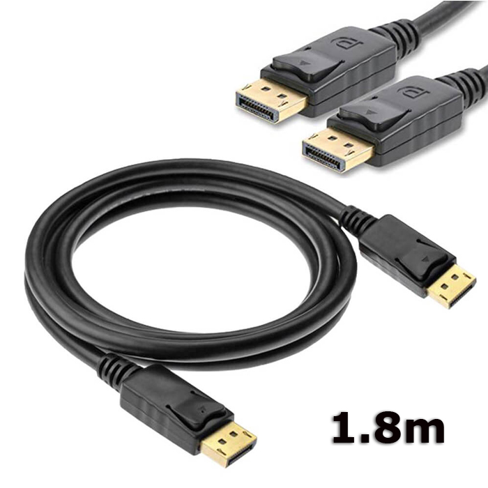 1.8m Displayport to Displayport Kablo