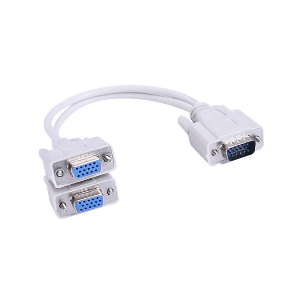 VGA Y Kablo - VGA Çoklayıcı - Ekran Çoklayıcı