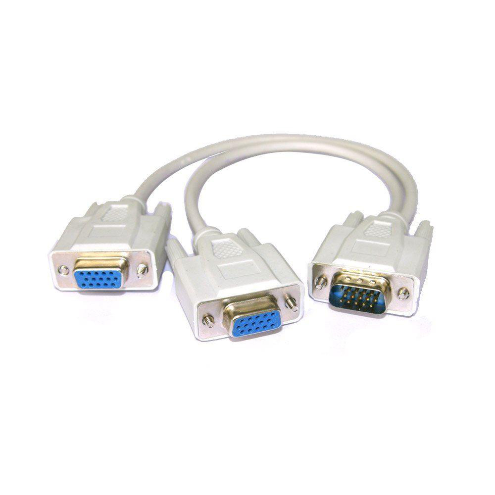 VGA Y Kablo - VGA Çoklayıcı - Ekran Çoklayıcı