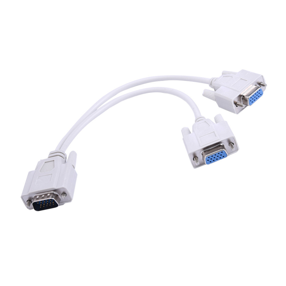 VGA Y Kablo - VGA Çoklayıcı - Ekran Çoklayıcı